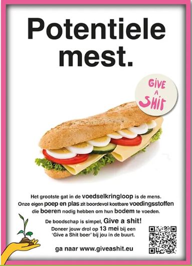 Give a shit campagne, via Broodje Poep