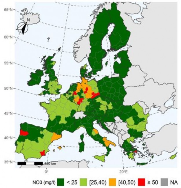nitraatconcentratie EU