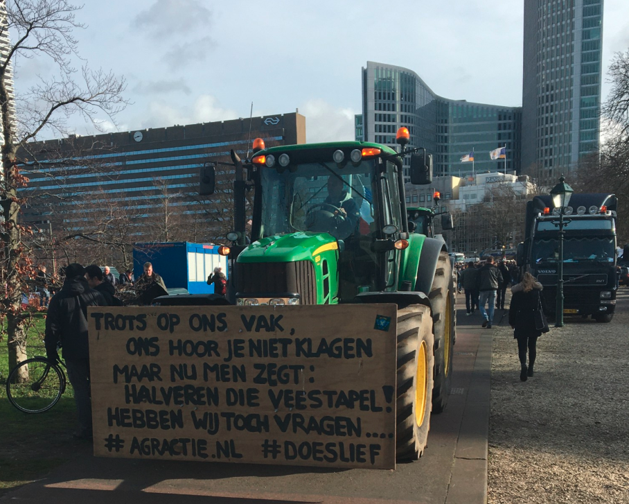 Boerenprotest Den Haag 19 februari 2020