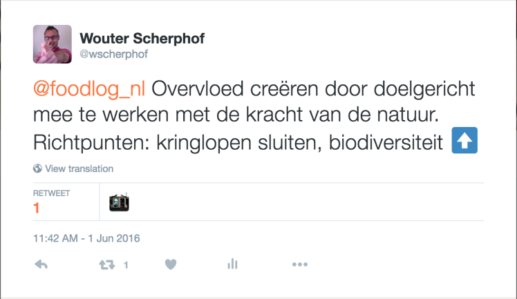 Tweet Wouter Scherphof