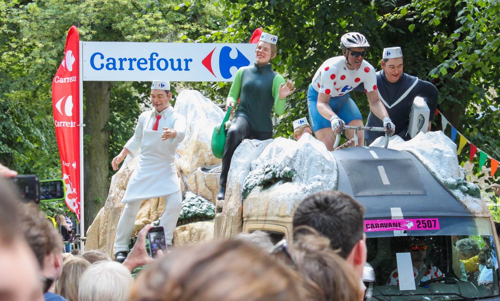 Franse boeren verstoren Tour de France