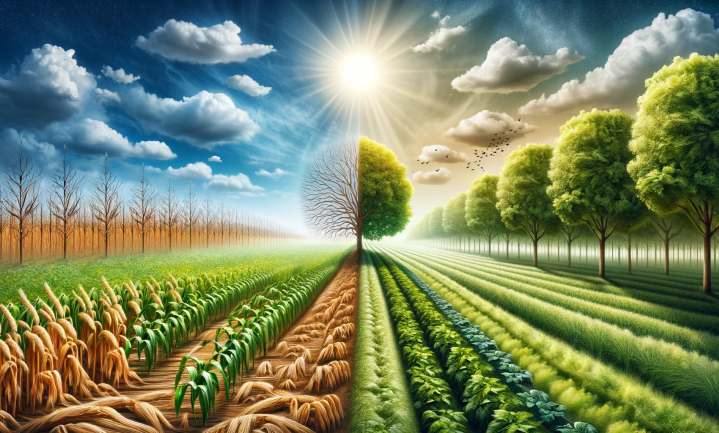 Atmosfeer onttrekt water aan gewas en bodem, betere klimaatmodellen nodig voor voedselproductie