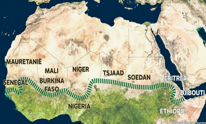 Afrika plant Grote Groene Muur tegen verwoestijning
