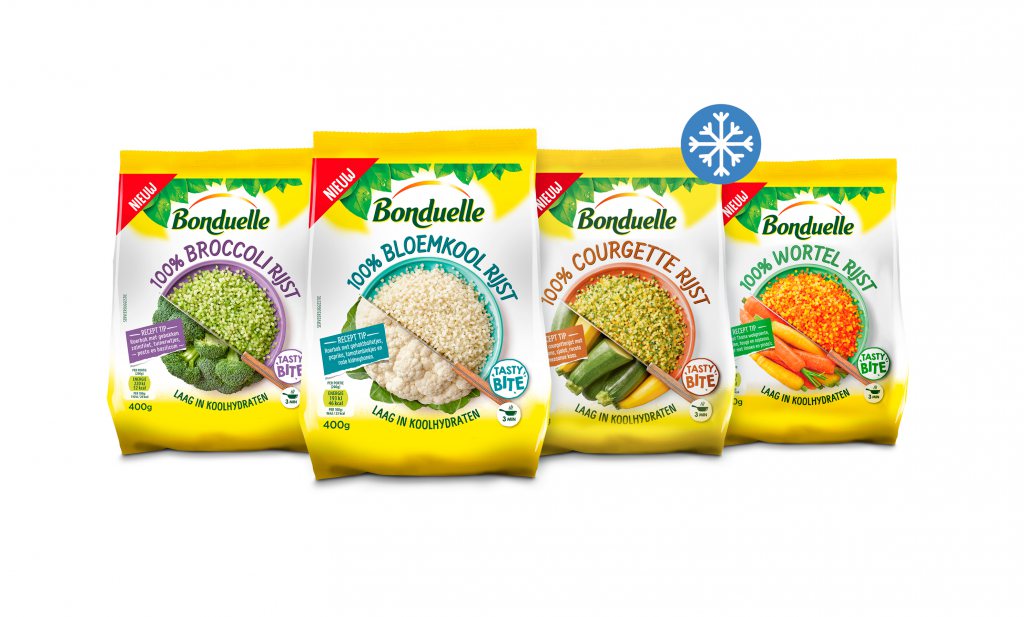 Groenterijst van Bonduelle: meer groente & minder koolhydraten