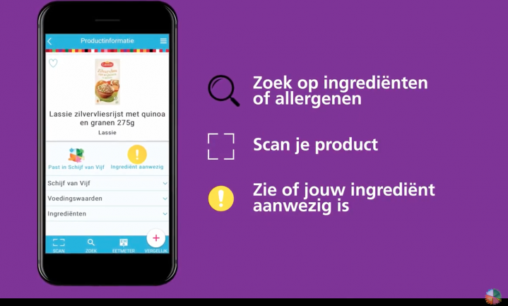 ‘Kies-Ik-Gezond’-app van Voedingscentrum krijgt ingrediëntenchecker
