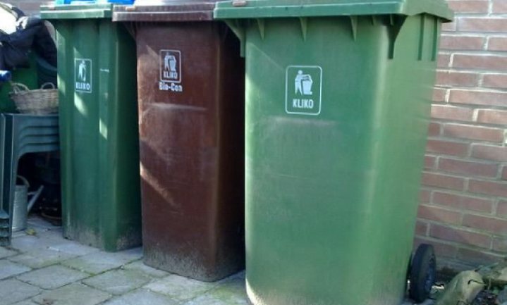 Afvalberg Nederlander gedaald