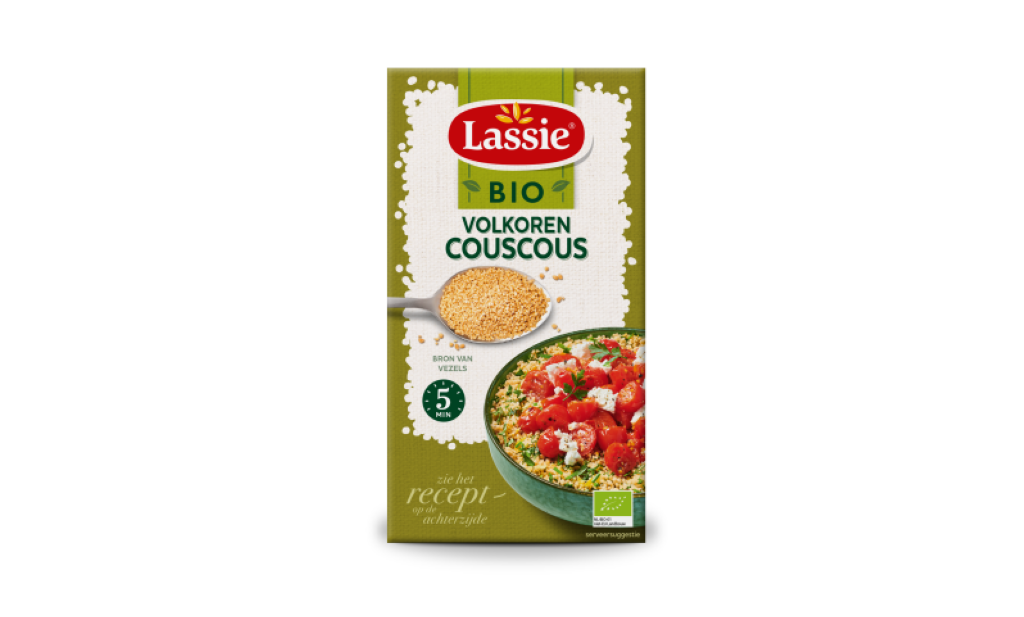 Lassie BIO Volkoren Couscous: bron van eiwitten en vezels