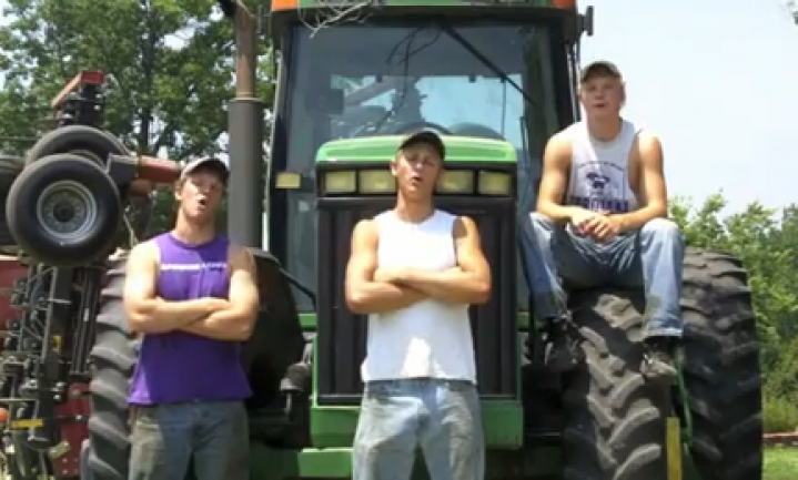 Drie Amerikaanse boeren scoren youtube-hit