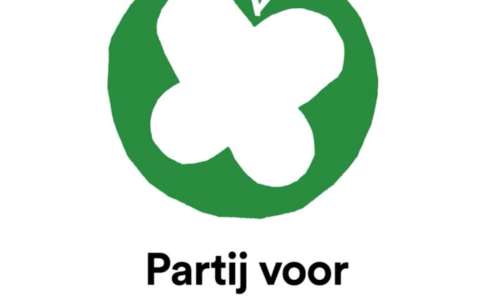 Vlinder vervangt koe in logo PvdD
