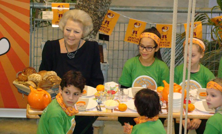 Nationaal Schoolontbijt van start met prinses Beatrix