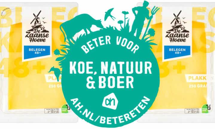 Instapmelk van Albert Heijn nu ook ‘Beter voor Koe, Natuur en Boer’