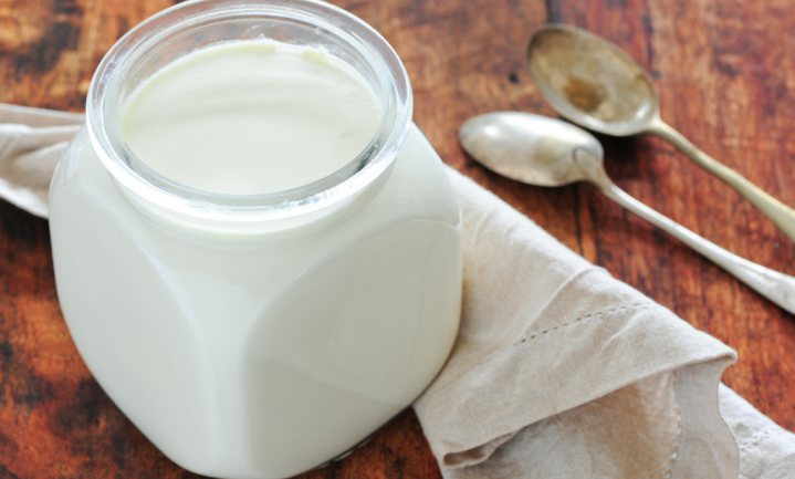 Neem yoghurt apart op in de voedingsadviezen