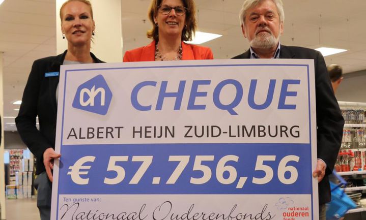 Klanten Albert Heijn doneren €57.000 aan eenzame ouderen