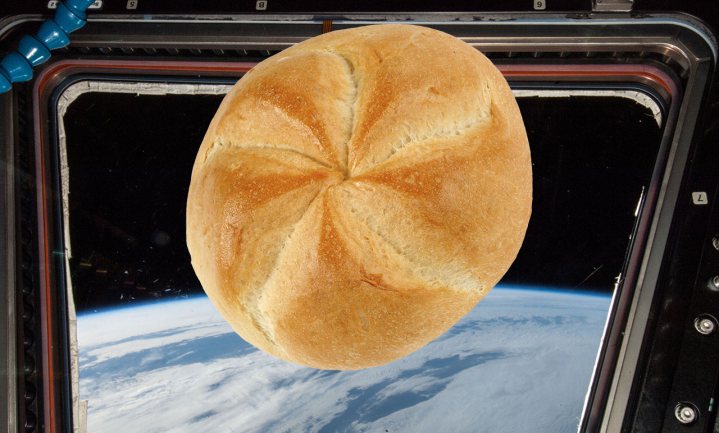 Astronauten testen zelf brood bakken