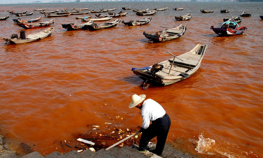 Watervervuiling bedreigt visserijdoelen China