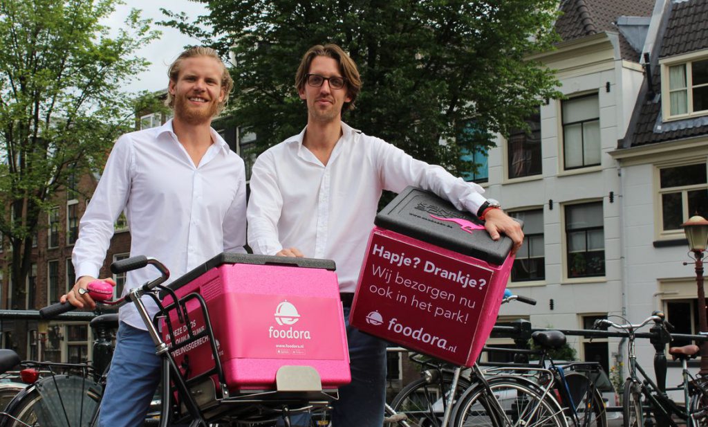 foodora bezorgt per fiets eten uit Amsterdamse restaurants