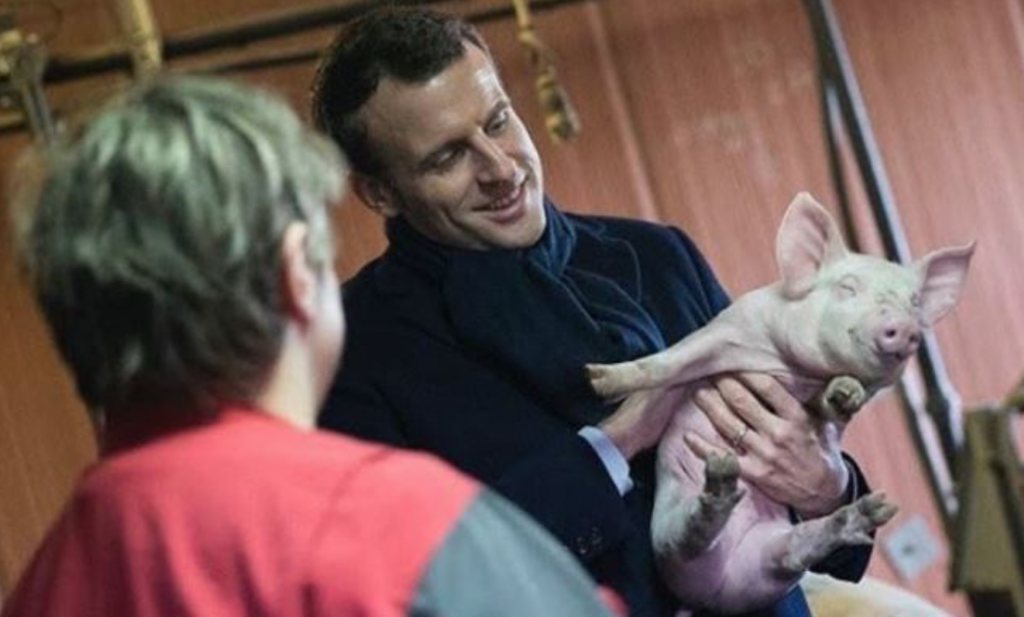 Macron ketent boer aan nationale verwerker en winkelier