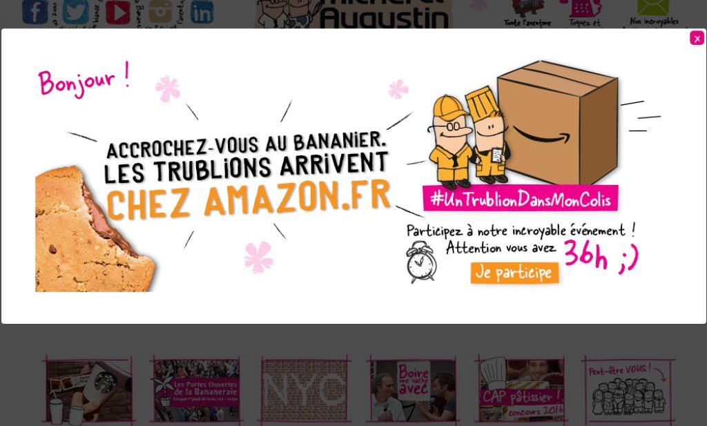 Michel et Augustin met pop-up boetiek op Amazon.fr