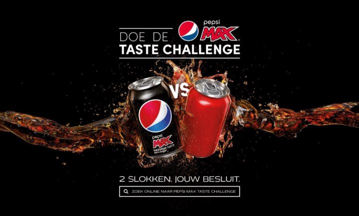 Daar is de Pepsi Challenge weer - maar nu suikervrij