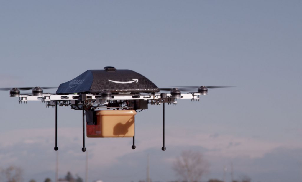 Amazon-drone: straks concurrent van buurtwinkel?