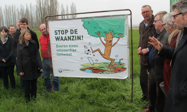 Vlaamse boeren tegen ‘waanzin’ vergroening