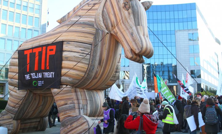 Unieke gelegenheidscoalitie tegen TTIP