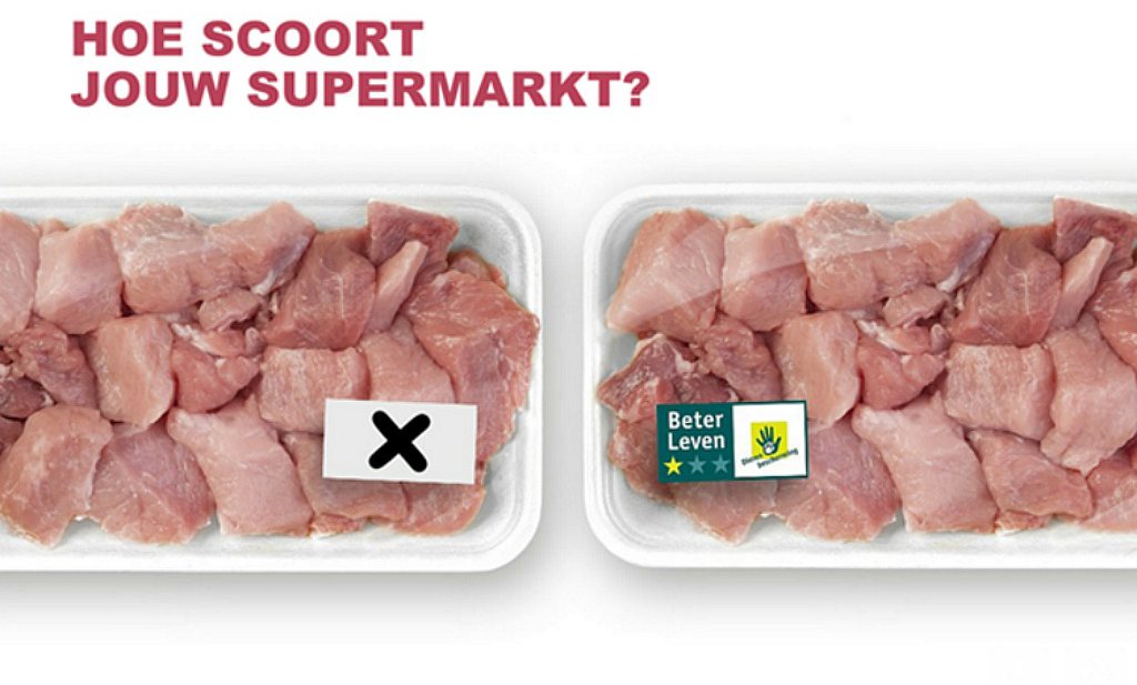 Varkens in Nood laat supermarktklant zelf meetellen