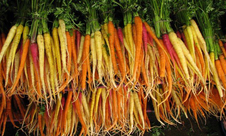 Grotere porties wortels om gezonder te eten
